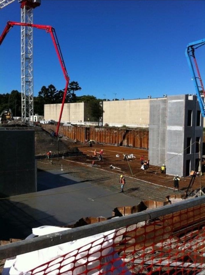 Construction concrete works