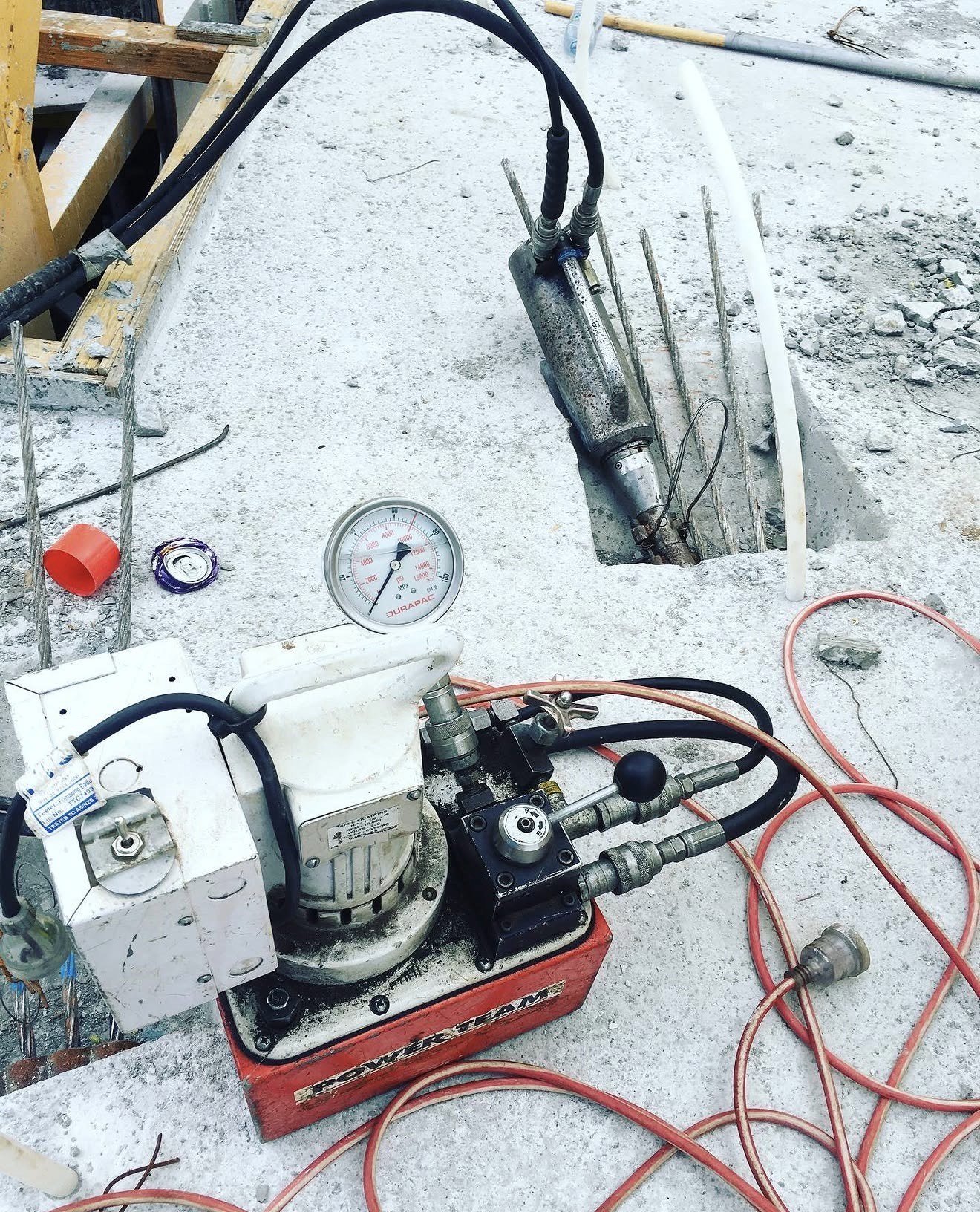 Concrete testing equipment
